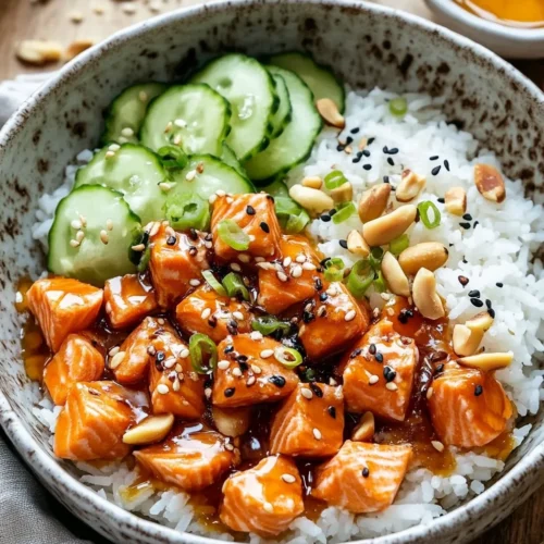 Korean Salmon Rice Bowl