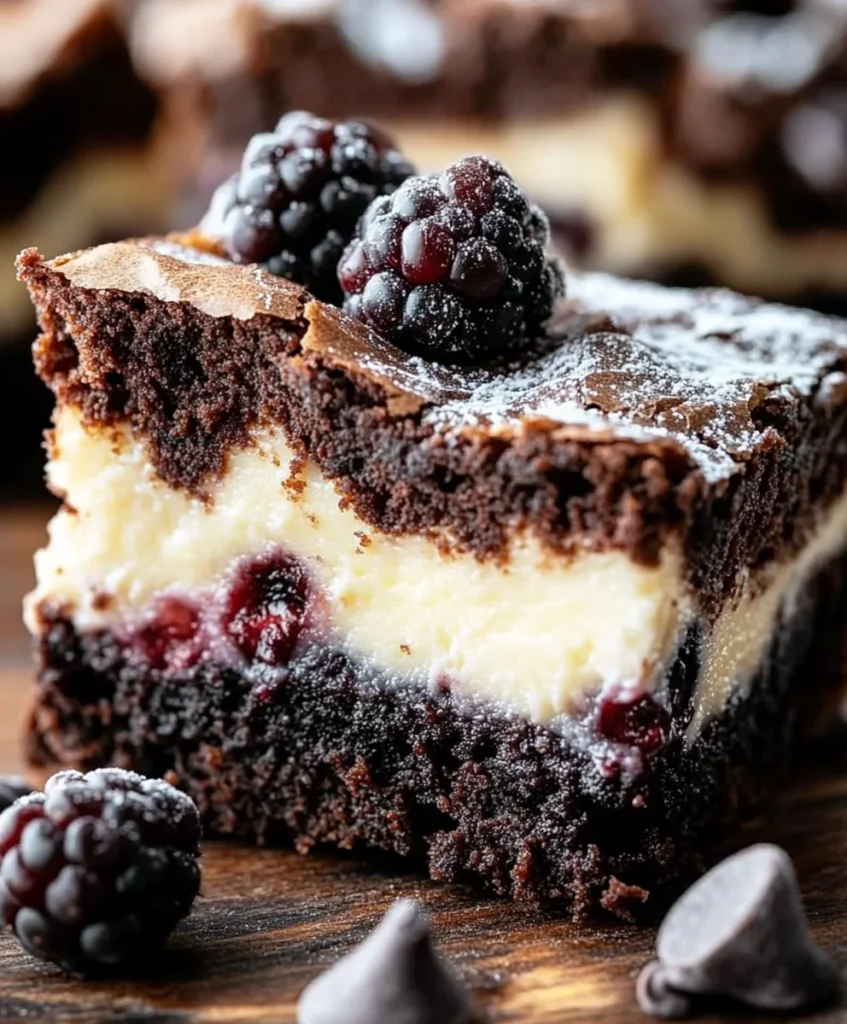 Flourless Cheesecake Brownies