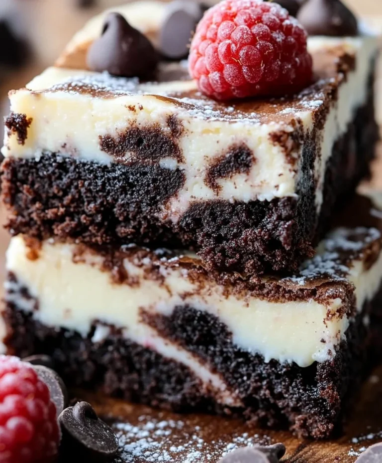 Flourless Cheesecake Brownies