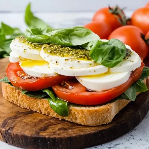 Caprese Sandwich with Pesto