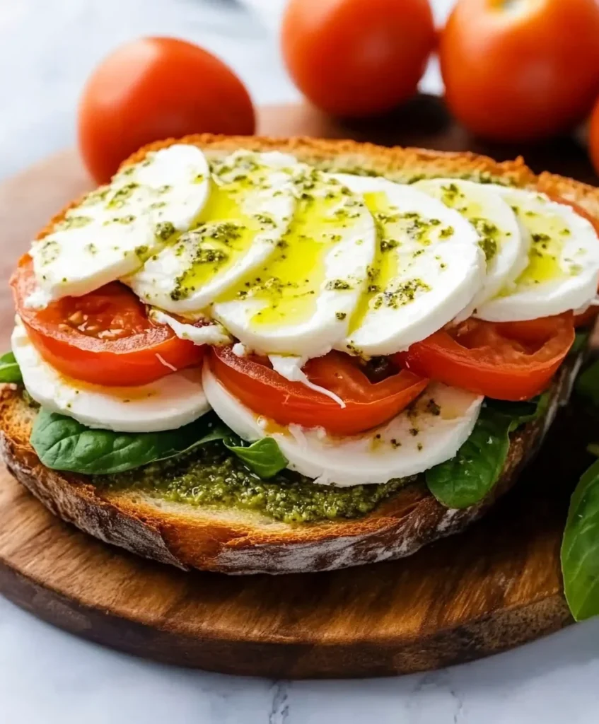 Caprese Sandwich with Pesto