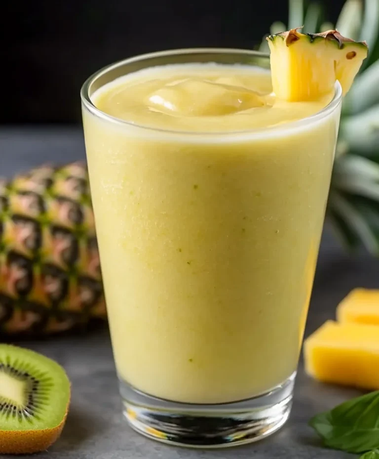 Green Tea-Fruit Smoothie