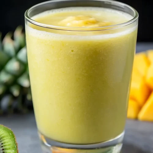 Green Tea-Fruit Smoothie