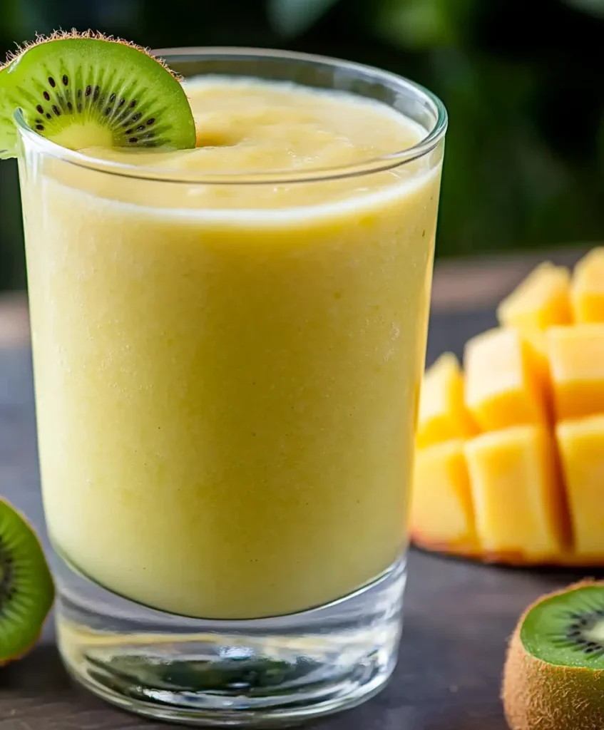 Green Tea-Fruit Smoothie