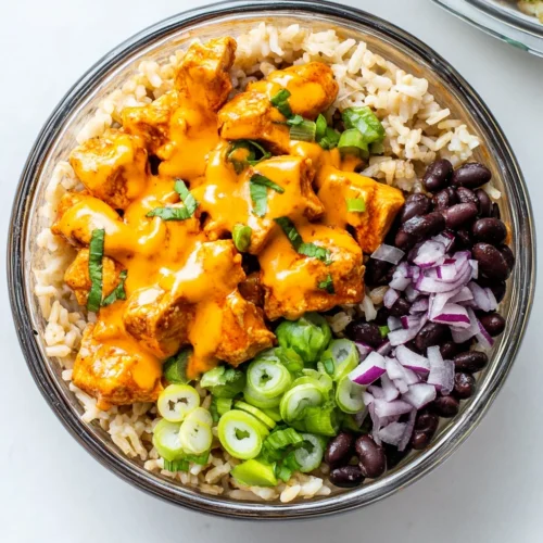 Buffalo Chicken Rice Bowls