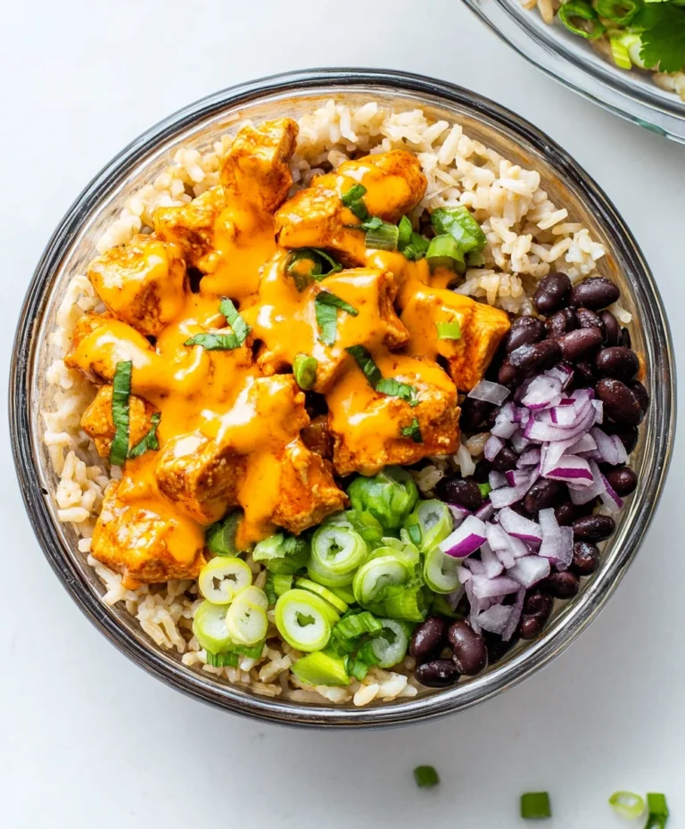 Buffalo Chicken Rice Bowls