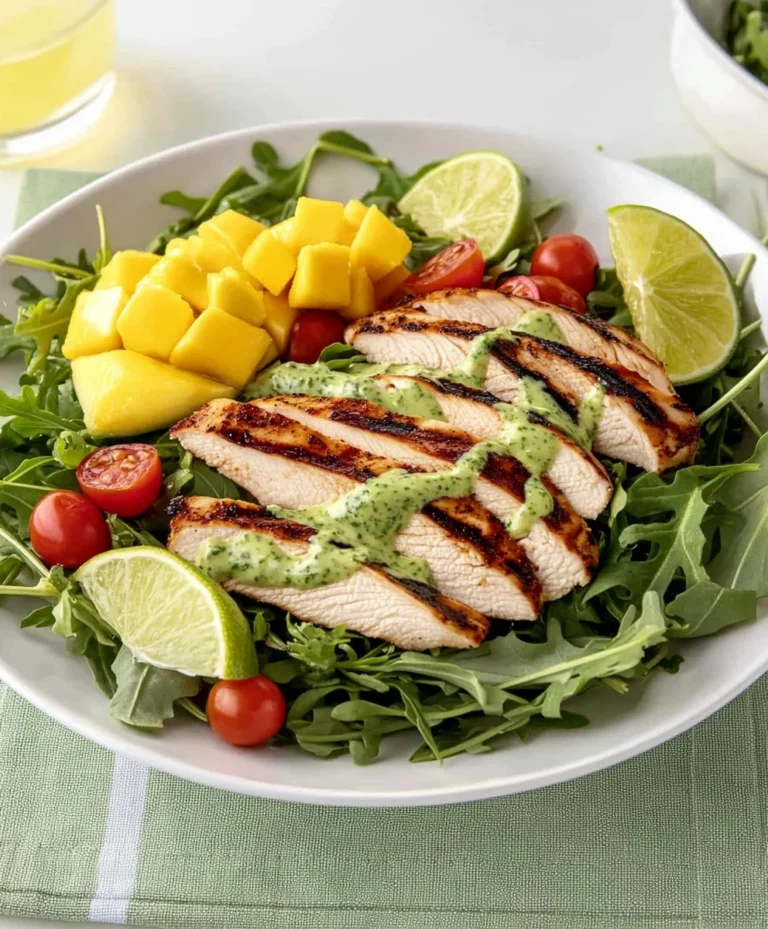Grilled Chicken Salad with Avocado & Lime