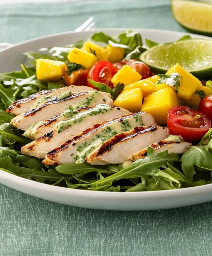 Grilled Chicken Salad with Avocado & Lime