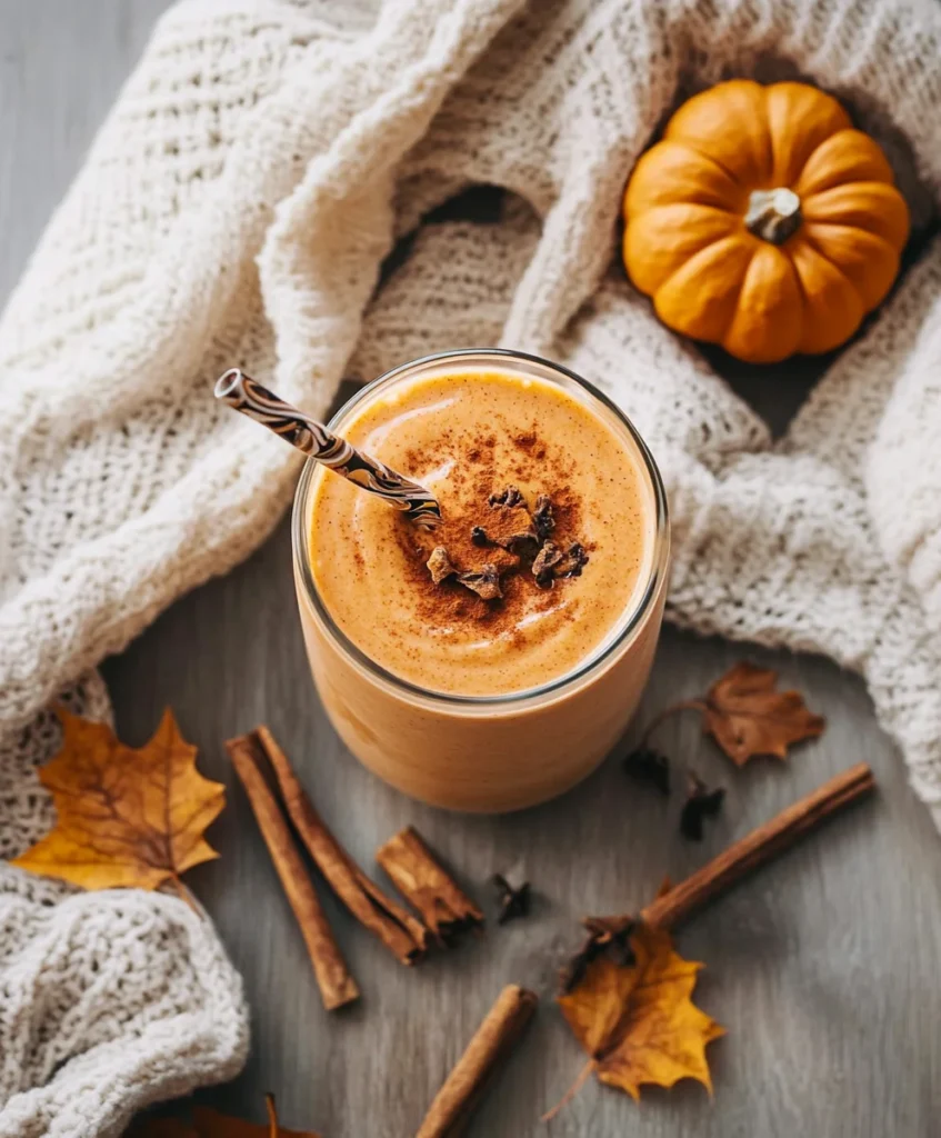 Healthy Pumpkin Spice Smoothie
