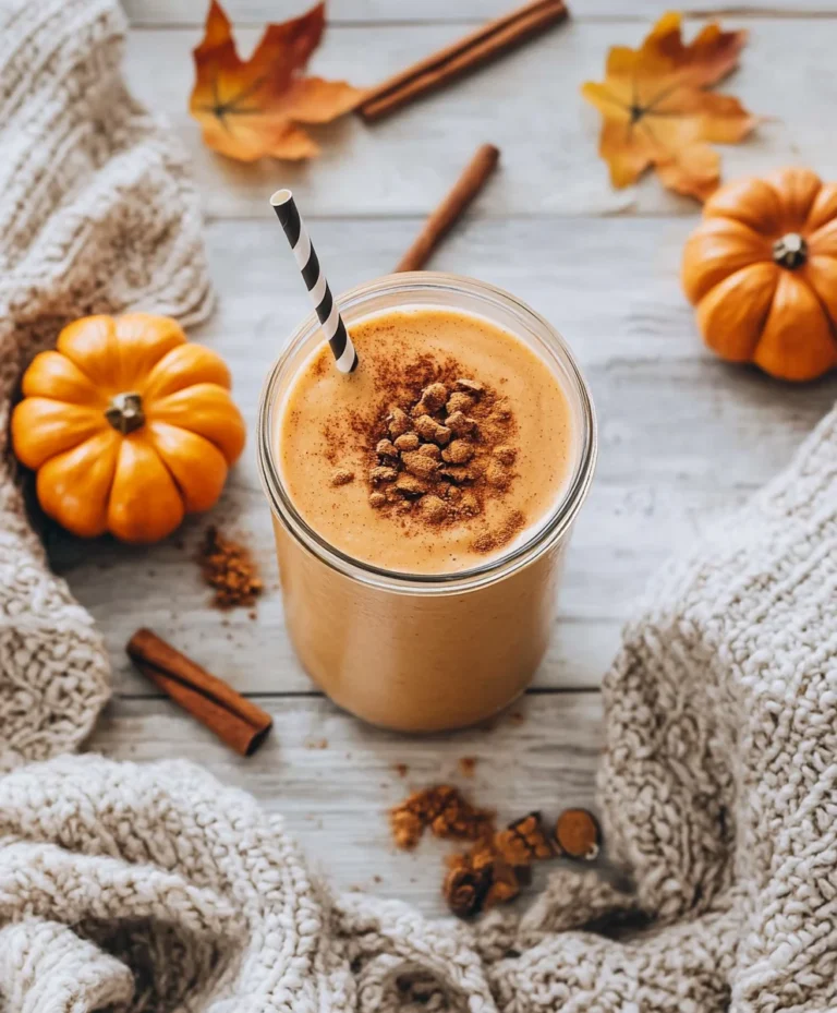 Healthy Pumpkin Spice Smoothie
