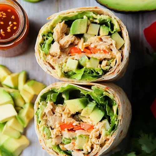 Spicy Tuna Avocado Wrap