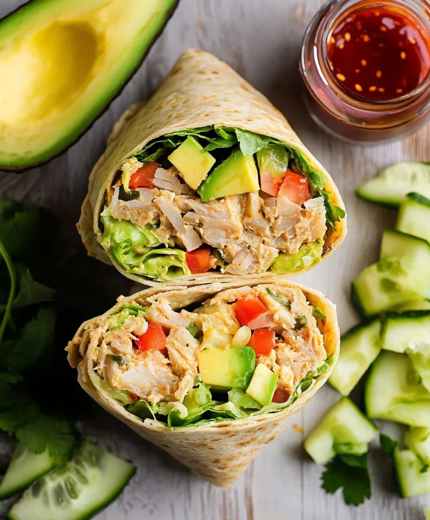 Spicy Tuna Avocado Wrap