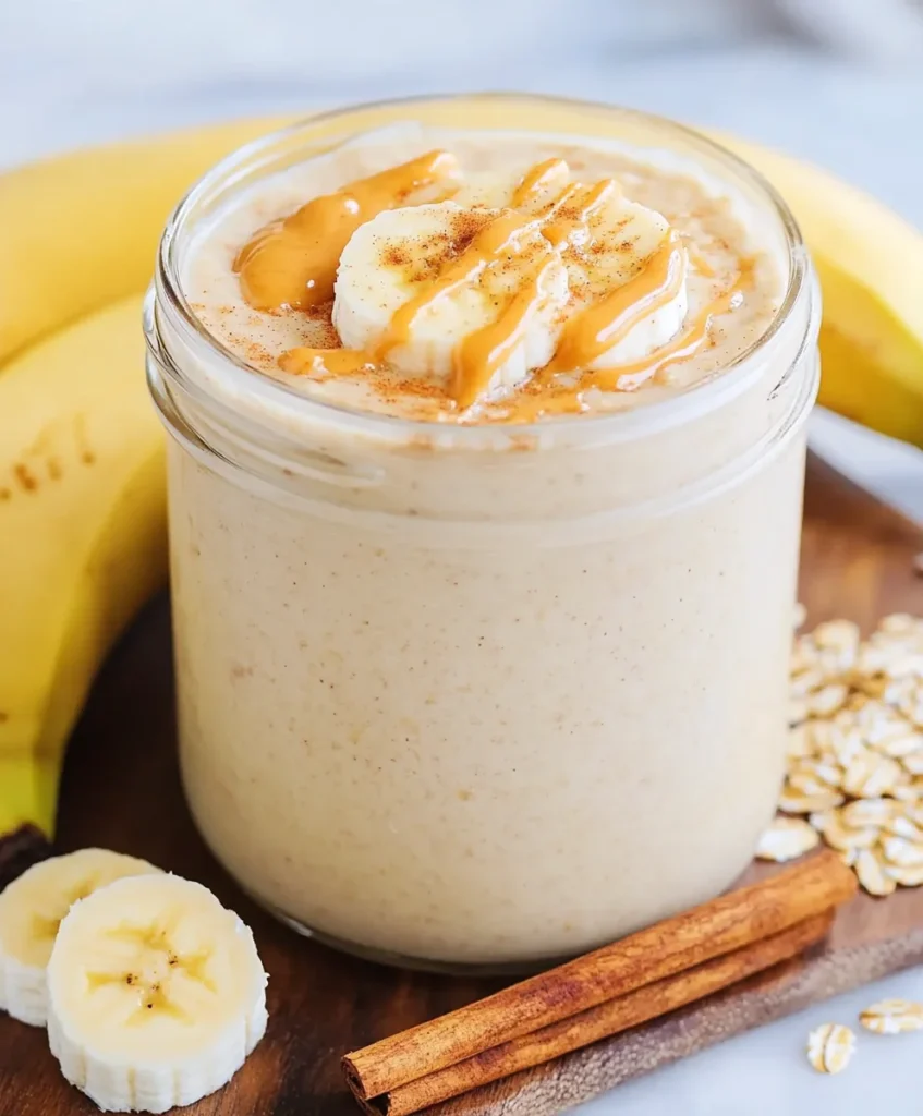 Banana Oat Breakfast Smoothie