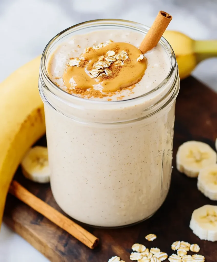 Banana Oat Breakfast Smoothie