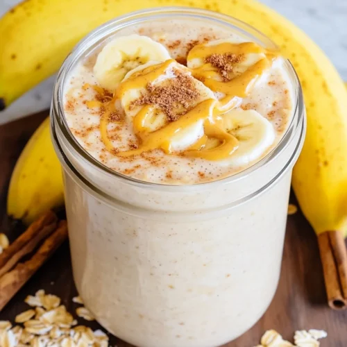 Banana Oat Breakfast Smoothie