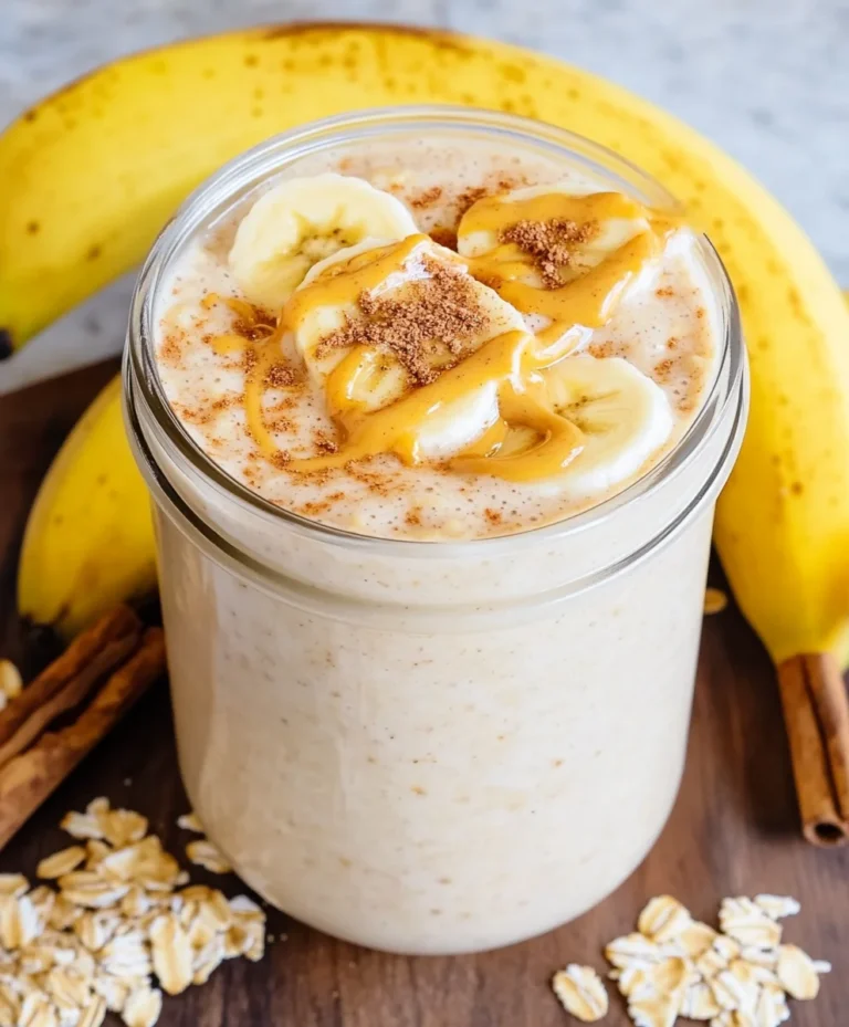 Banana Oat Breakfast Smoothie