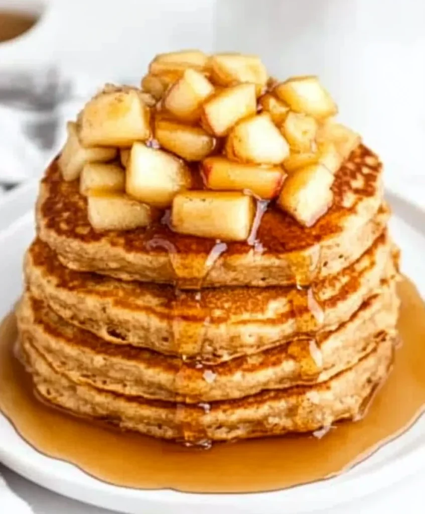 Healthy Apple Cinnamon Pancakes