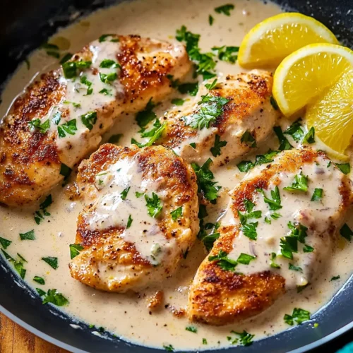 Creamy Lemon Skillet Chicken