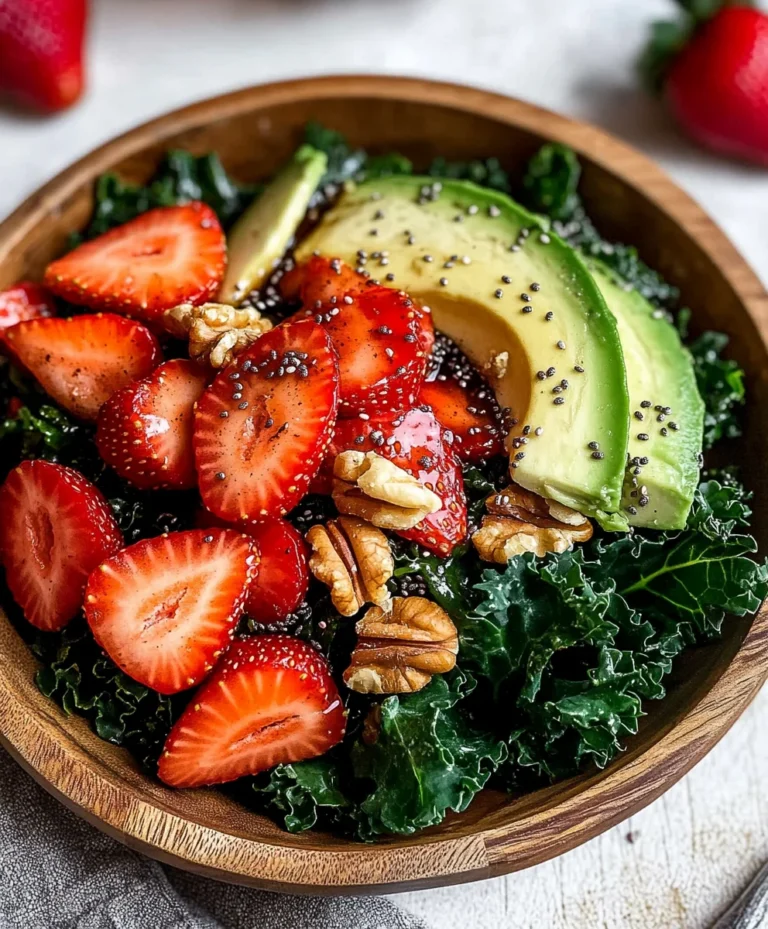 Strawberry Kale Salad
