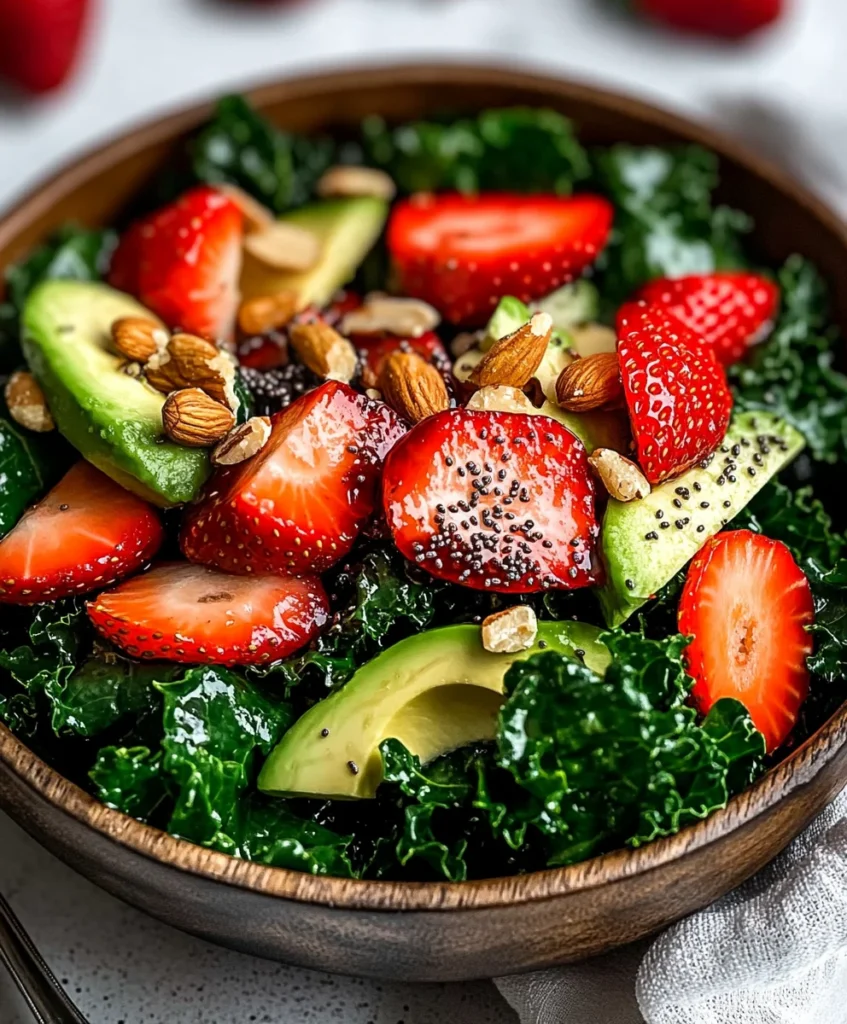 Strawberry Kale Salad
