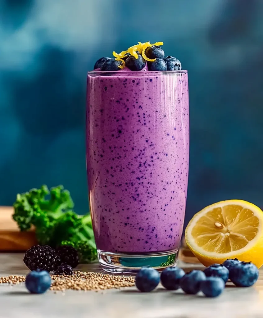 Anti-Inflammatory Lemon-Blueberry Smoothie
