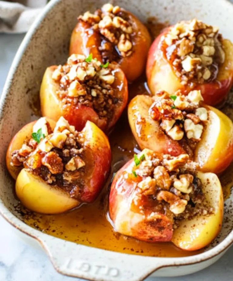 Baked Apples with Cinnamon and Walnuts