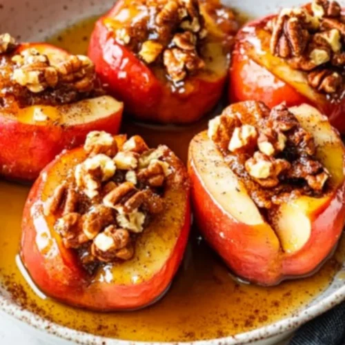 Baked Apples with Cinnamon and Walnuts