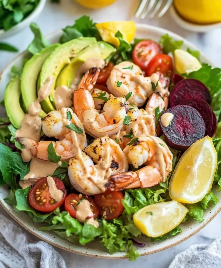 Grilled Shrimp Louie Salad