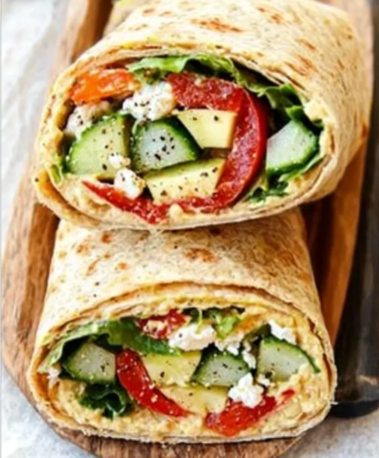 Veggie Hummus Wraps