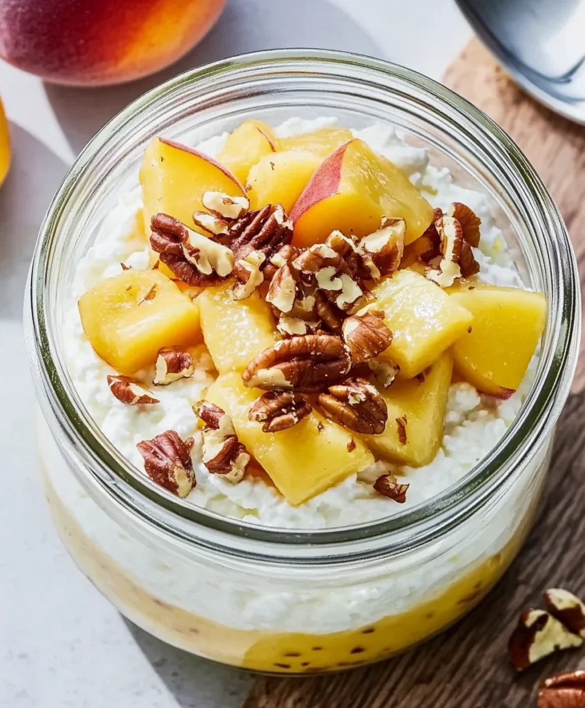 Cottage Cheese Snack Jar with Fruit