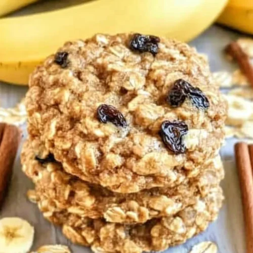 Healthy Banana Oatmeal Breakfast Cookies