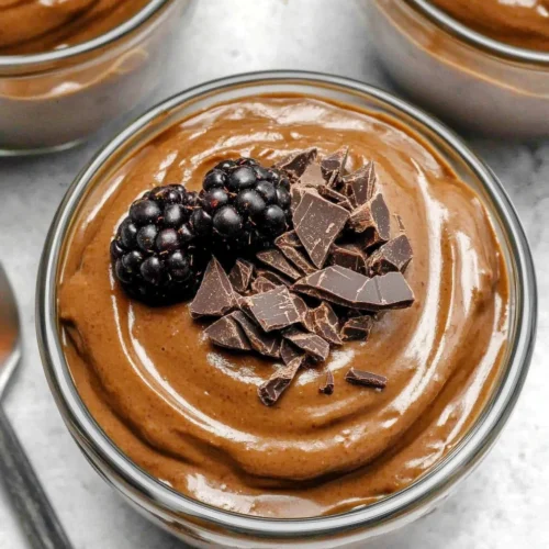 Healthy Chocolate Avocado Mousse