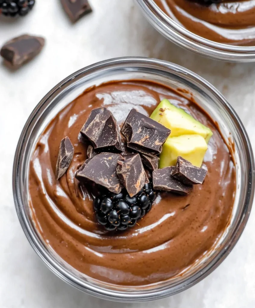 Healthy Chocolate Avocado Mousse