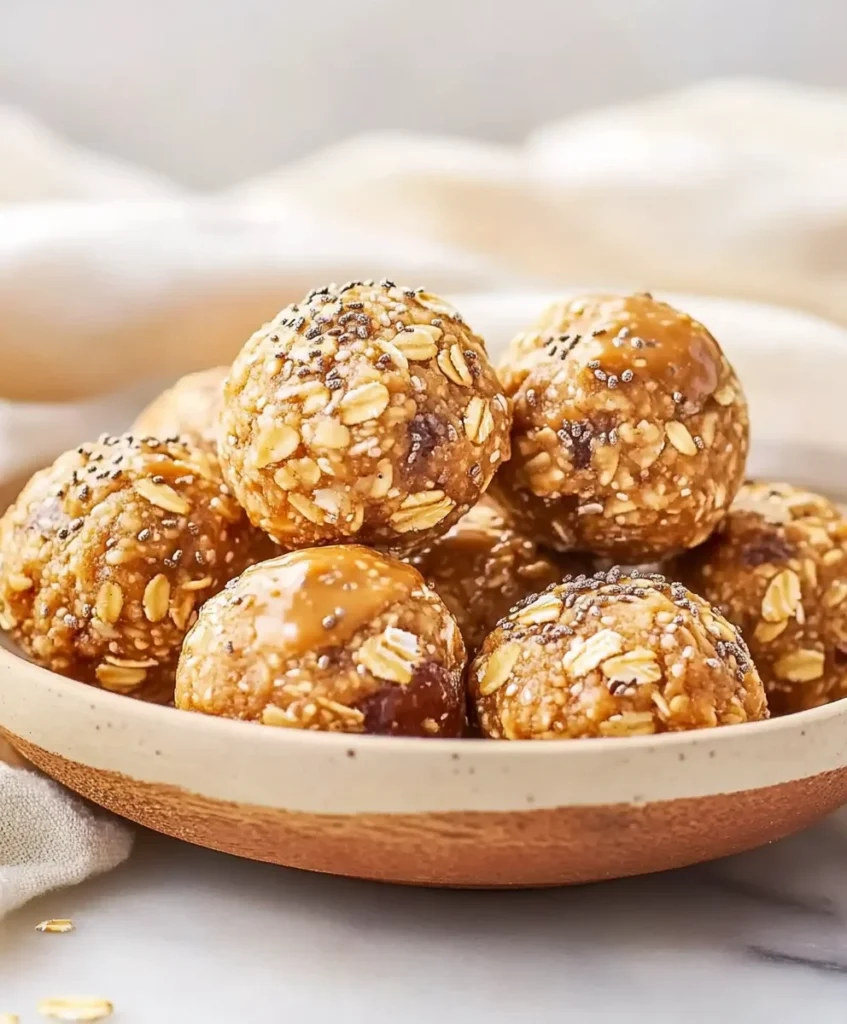 Energy Bites with Oats and Peanut Butter