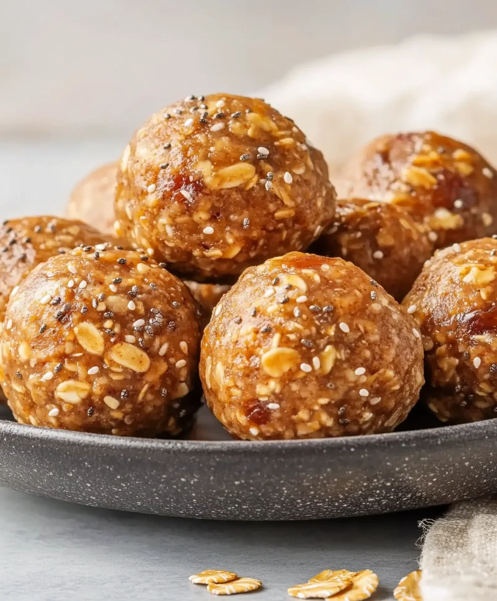 Energy Bites with Oats and Peanut Butter