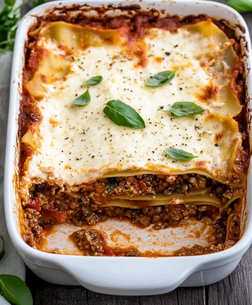 Vegan Lasagna Bolognese