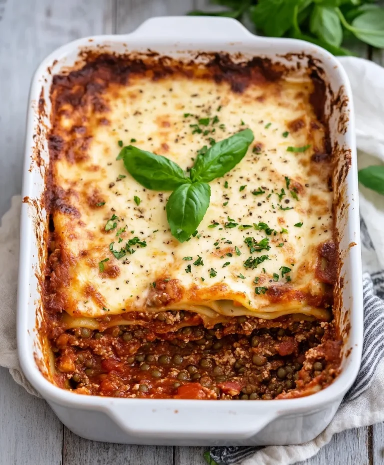 Vegan Lasagna Bolognese