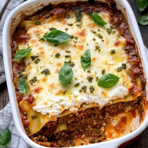 Vegan Lasagna Bolognese