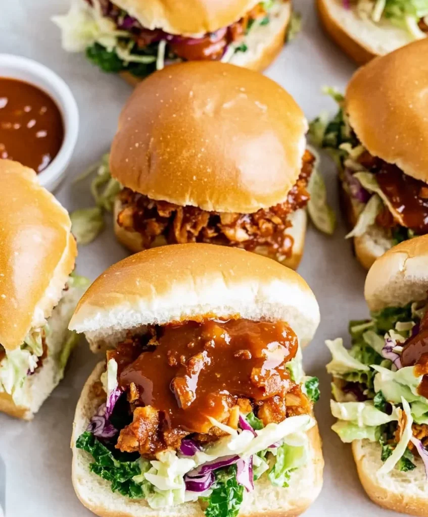 Vegan BBQ Jackfruit Sliders